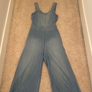 Madewell denim jumpsuit
